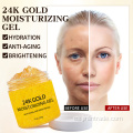 OEM belleza 24k oro anti envejecimiento crema facial